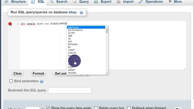 SQL23 Make Date In Upper Case With Ucase Function