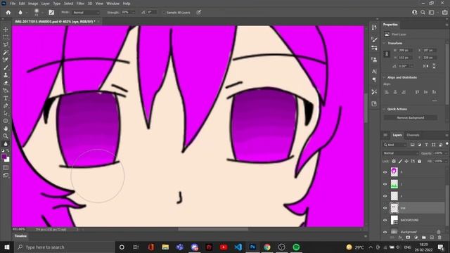 How To Draw Anime In Photoshop ? SPEED PAINT ?