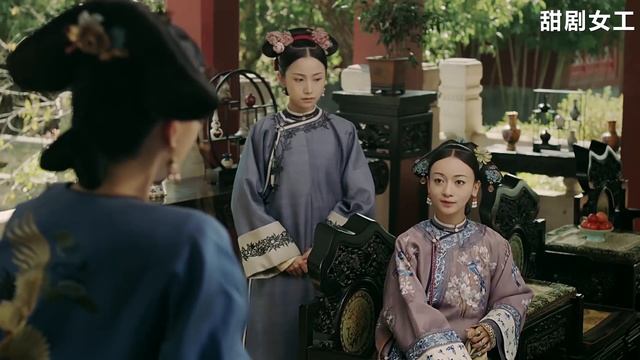 只因看了妖妃一眼，瓔珞就答應與皇后合作，女人的第六感好准！