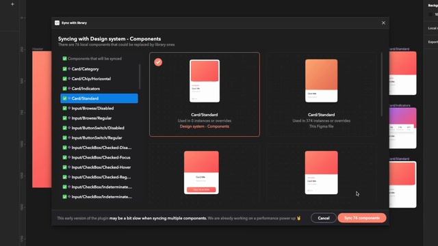 Sync With Library For Figma