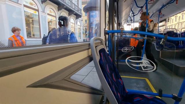 СПБ 2023. Утро 25.05.23 приятная поездка на троллейбусе ВМЗ 5298.01 Авангард по 10 маршруту.