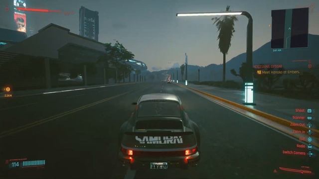 Cyberpunk 2077 PS5 Update 1.11 Porsche 911 Free Ride