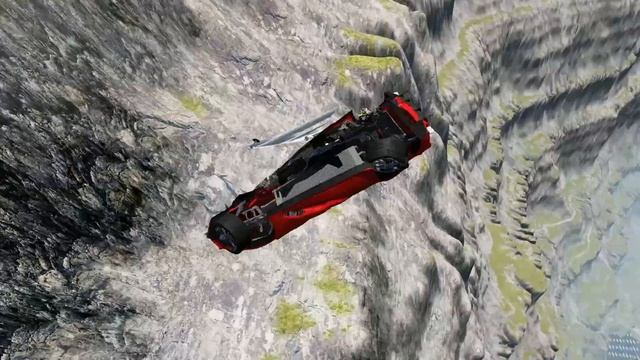 Satisfying FERRARI Rollover Crashes #1 – BeamNG Drive