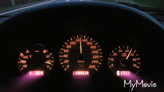 Mercedes W163 ML 55 AMG  0-200kmh exhaust sound acceleration