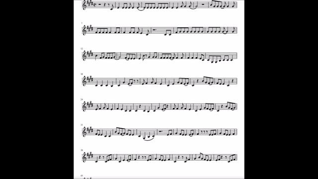Shape Of You NOTES/ SPARTITO/ SHEET MUSIC