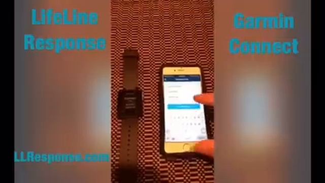 Install the LifeLine Response Safety App on a GarminWatch
