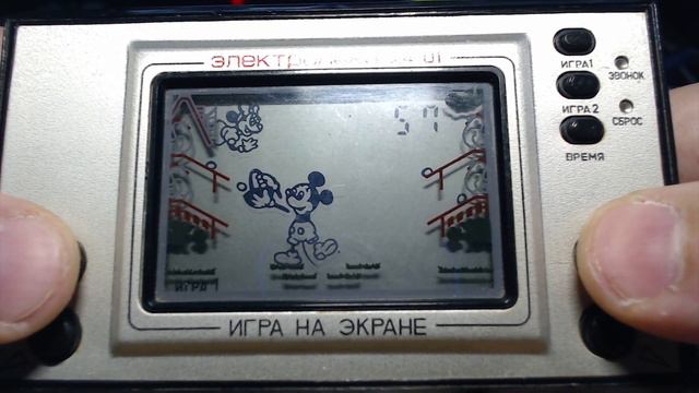 Game & Watch, Электроника 24-01 - Mickey Mouse, Микки Маус Ловит яйца