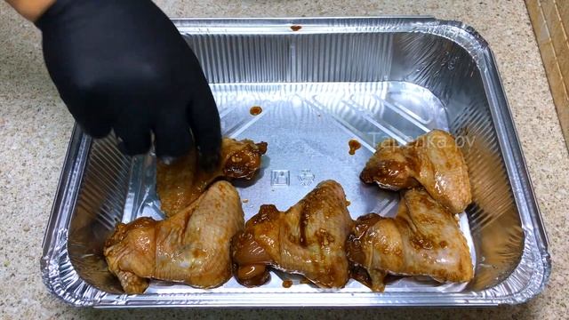 Весь секрет в соусе. САМЫЕ ВКУСНЫЕ крылышки в духовке. Их невозможно испортить