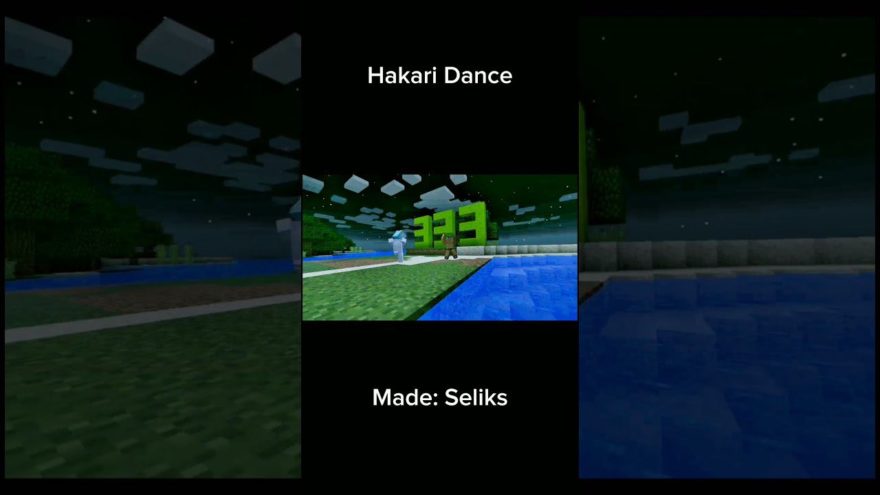 Hakari Dance In Minecraft #minecraft #майнкрафт #jjk #hakari #hakaridance