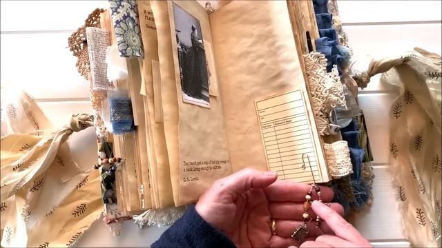 A Book Themed Junk Journal For Jacqui