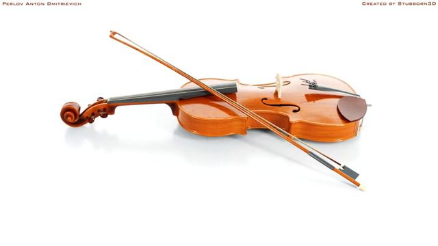 3d Model Violin