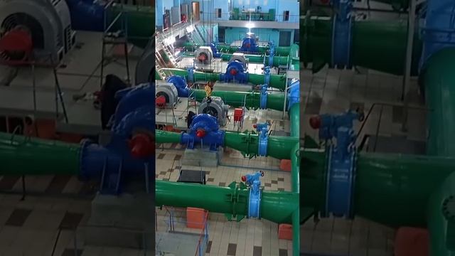 Насосная станция, перекачка воды.