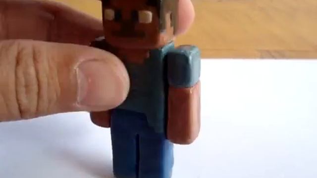 Майнкрафт из пластилина №1:Стив