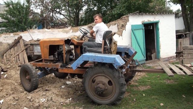 Homemade tractor  Саморобний трактор  Самодельный мини трактор