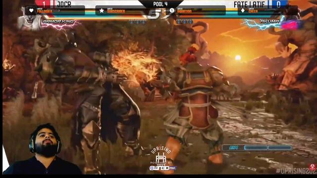 Tekken 7 Fate|Atif(Akuma) Vs JDCR(Armour King) Combo Break Fight