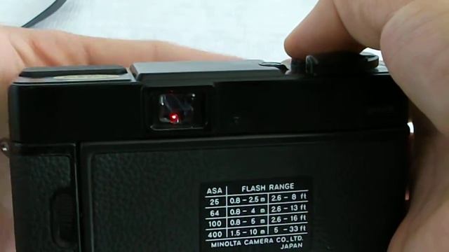 Minolta HI-MATIC S, Vintage Viewfinder Camera.