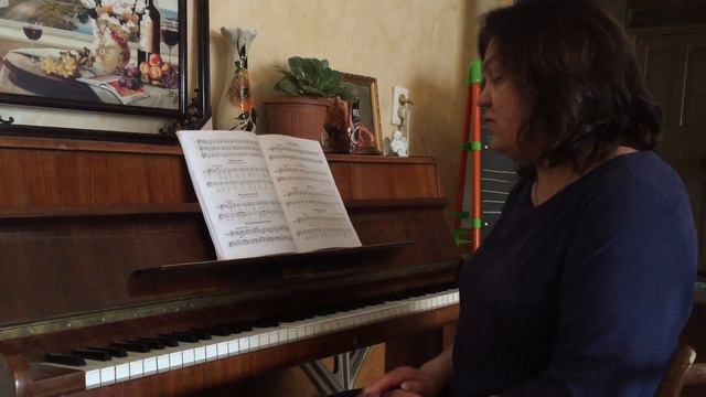 Пения гаммы ре мажор. Упражнение