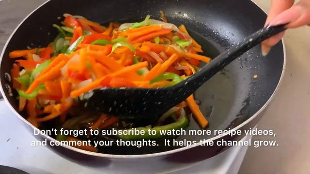 You Won’t Cook Pasta Any Other Way After Watching This|Vegetable Stir Fry Spaghetti|Vickietreats