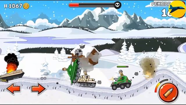 Мультяшные танки для детей. Обзор игры HILLS Of STEEL. Детский канал Дрим Тим.