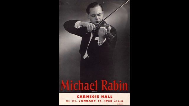Michael Rabin, Glazunov, Violin Concerto In A Minor, Op. 82 III - Allegro 