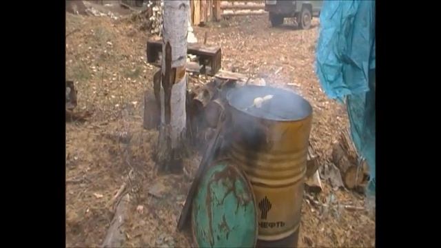 Таёжная кухня. Копчёный шпик 