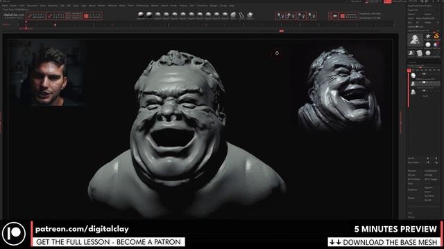 How To SCULPT Like A PRO In Zbrush - These Tips Will CHANGE Your Art - Basemesh On PATREON