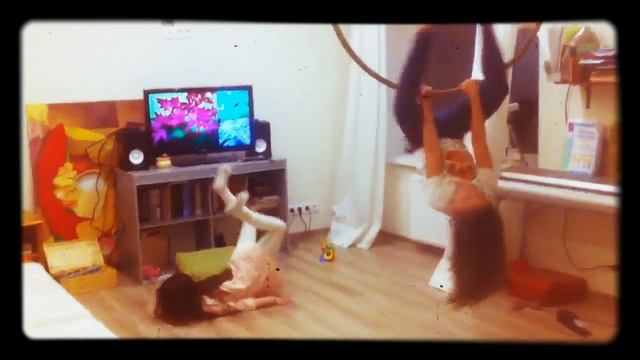 Тренеровка воздушная гимнастика