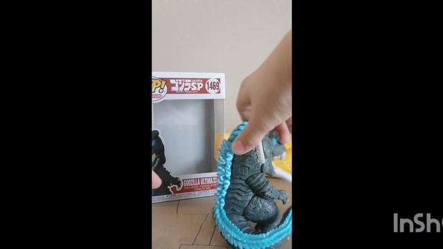 Распоковка фанко поп (годзилла или Godzella Ultima) +foxe из Fnaf