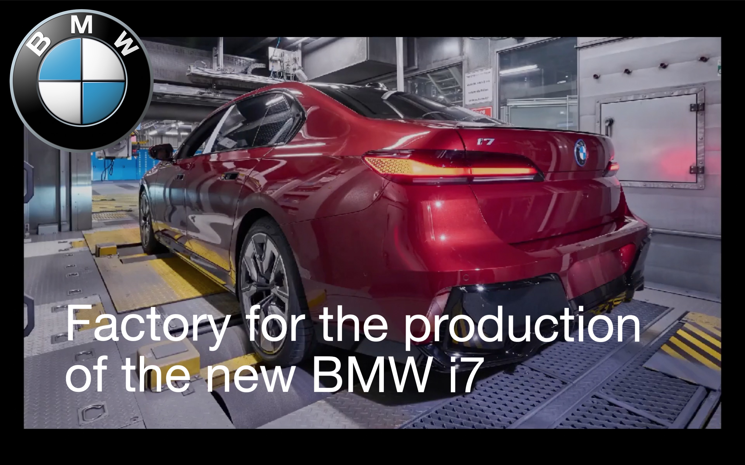 Сборка новой BMW I7 2023 года