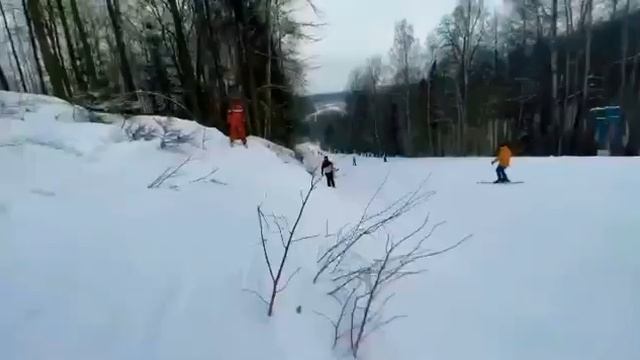 Я катаюсь на лыжах