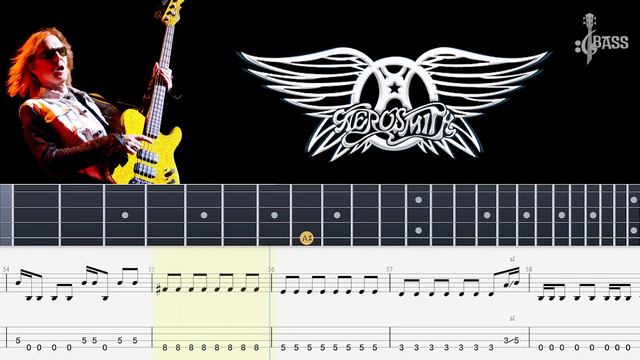 Aerosmith - Livin' On The Edge (Bass Tabs And Notation ) By @ChamisBass  #chamisbass #basstabs