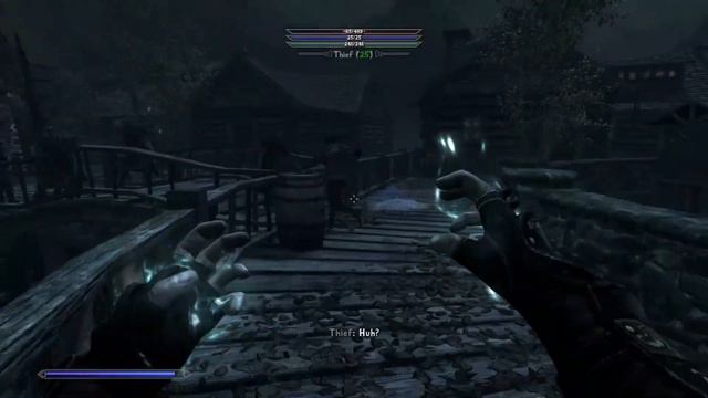 Use CALM SPELL On Riften Thief || Skyrim