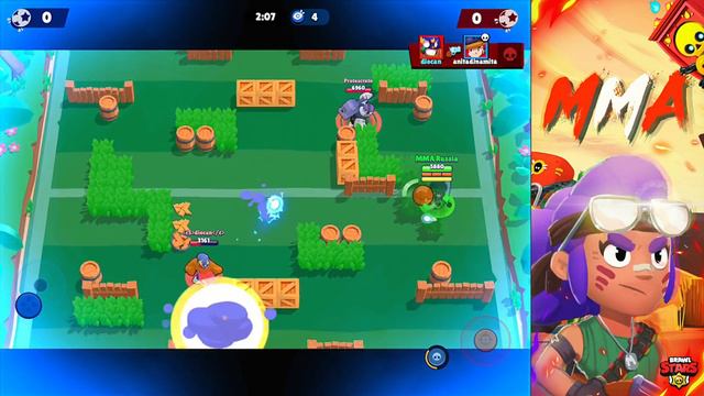 ТРОЛЛИМ ВСЕХ НА БИБИ - БЕГАЕМ КАК АГРО ПО КАРТЕ || BRAWL STARS