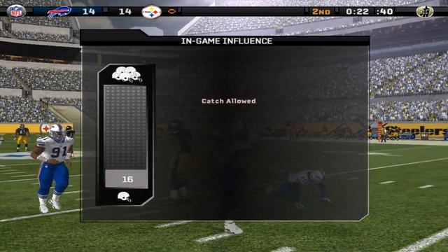 Madden 08 D Tackle Career Part 3: Second Year With Bill With Full Wildcard Game-play.