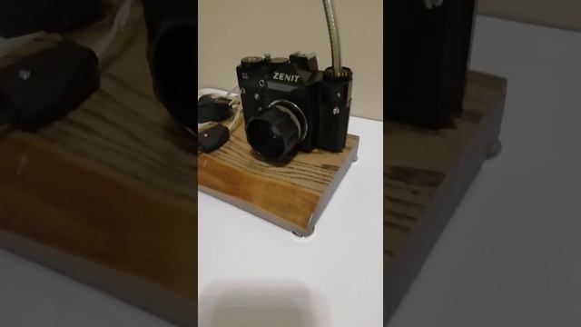 Table Lamp Pride&Joy With Vintage Camera