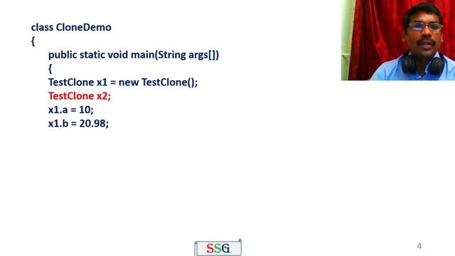 Java | Object Cloning | Syntax And Programs | CS8392-Object Oriented Programming | Tamil |  33