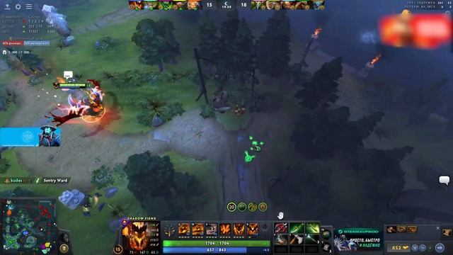 ВРАГИ БЫЛИ в ШОКЕ от SHADOW FIEND КУМАНА! / COOMAN DOTA 2 STREAM