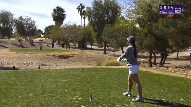 Jennifer Allen Mic'd Up Practice Round At Infinite Discs Course | 2021 LAS VEGAS CHALLENGE | FRONT