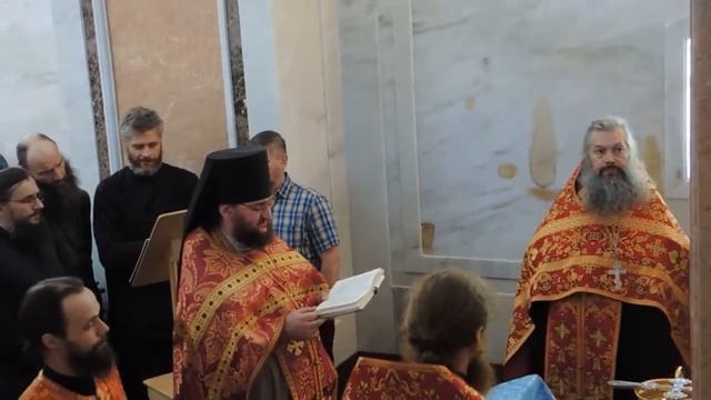 Водосвятный молебен в день памяти Вмч  Пантелеимона