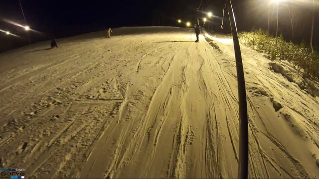 Уктус Екатеринбург // Вечернее катание #сноуборд #GoPro #HERO7Black #ernec #уктус #екб #трассановая