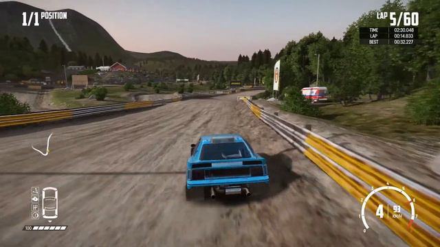 Vale Falls Main C-Class Old WR (before Wallride Nerf) | Wreckfest PC