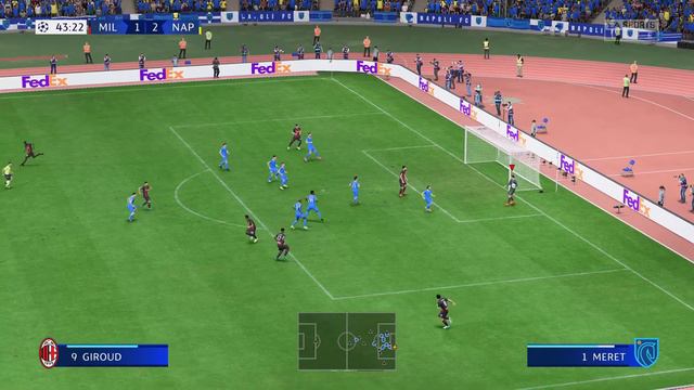 FIFA 23 PS5 - Milan Vs Napoli - UEFA Champions League 1/8 Final | PS5™ Gameplay [4K60]