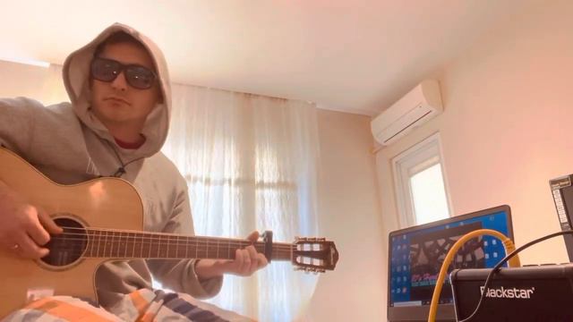 Старый клён  кавер на гитаре   барабаны  