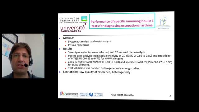 News ROEM: Specific IgE Tests For Diagnosing Occupational Asthma (2019)