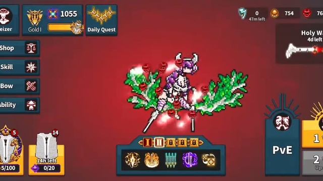 Открываю 31 World Stone в игре Archer Of God.