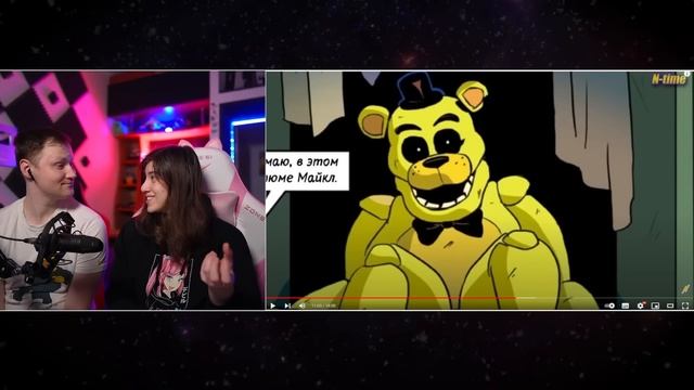 Раскраски FNAF Объяснили Весь Сюжет / МозгоВзрыв 12.5 | РЕАКЦИЯ на N-time