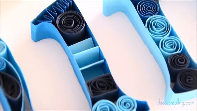 DIY Quilling Designs On Canvas - Quilling Letters