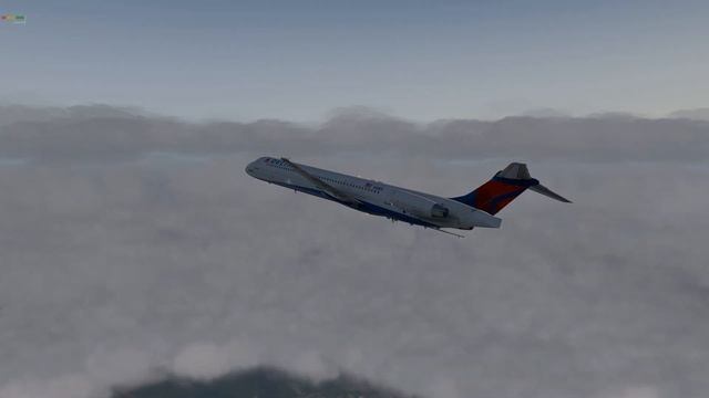 X-Plane 11 MD-82 To Las Vegas (Cold & Dark Startup) #checklist