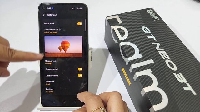 How To Set Name On Camera In Realme GT Neo 3T,neo 3 | Camera Pe Watermark Kaise Lagaye
