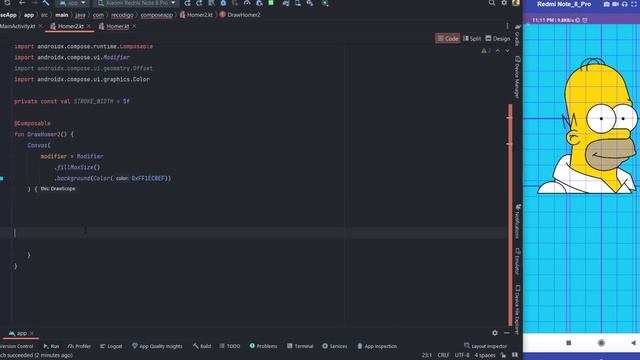 Como Dibujar A Homero En El Canvas De Compose | Parte 1 | Re:codigo